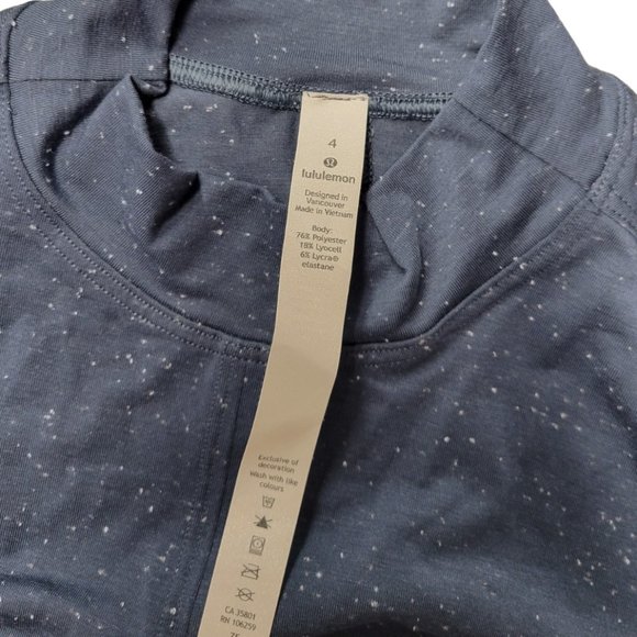 LULULEMON🖤 Time to Restore Mock Neck Short Sleeve Size 4 - Picture 6 of 8